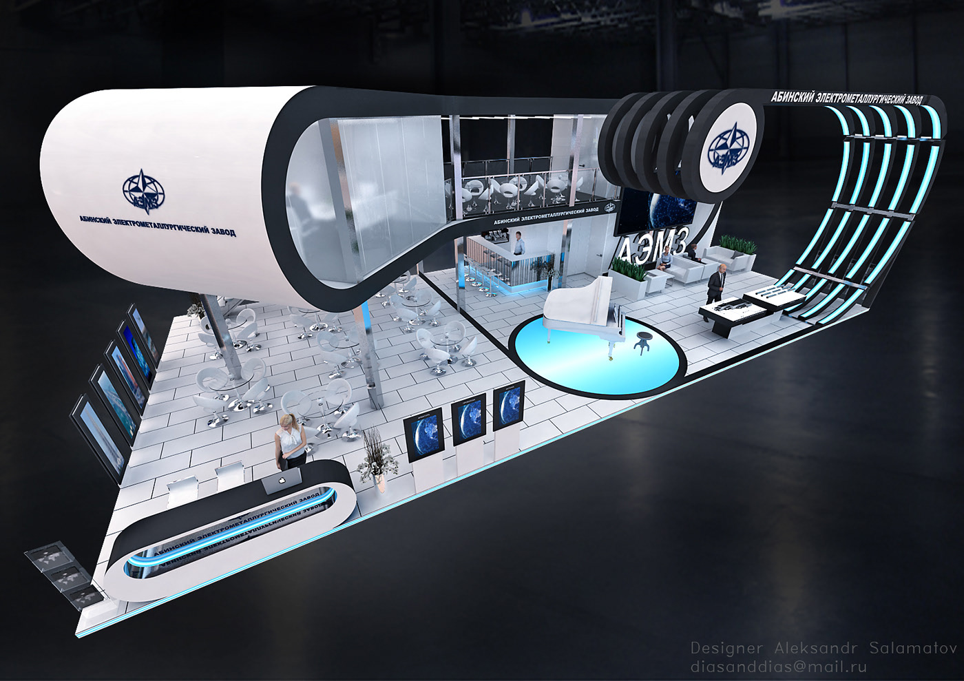 國(guó)外展臺(tái)設(shè)計(jì)