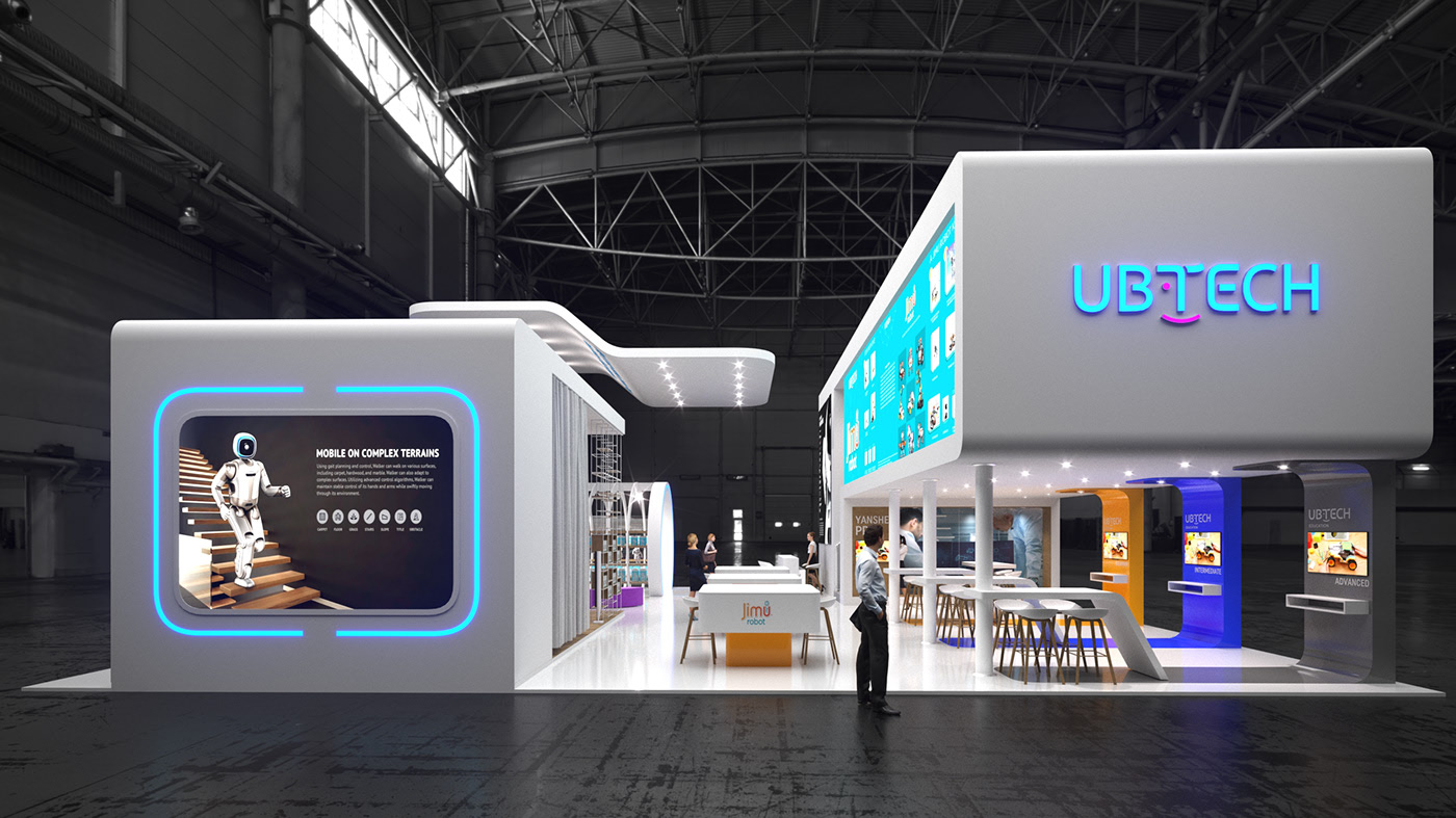 ubtech展臺設(shè)計