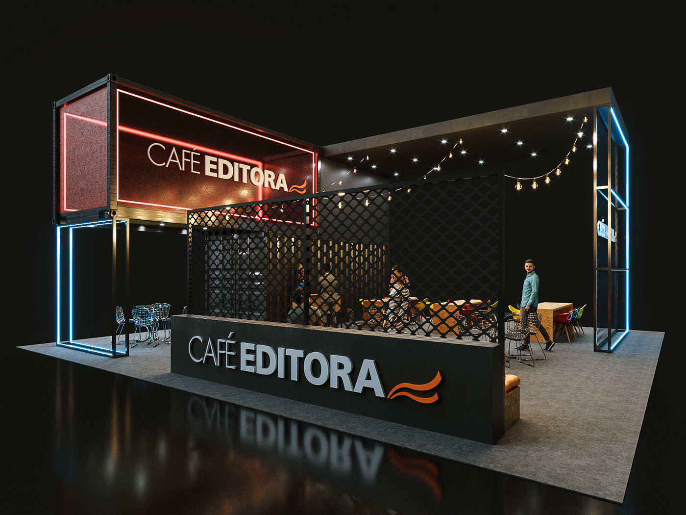 國(guó)外展臺(tái)設(shè)計(jì)